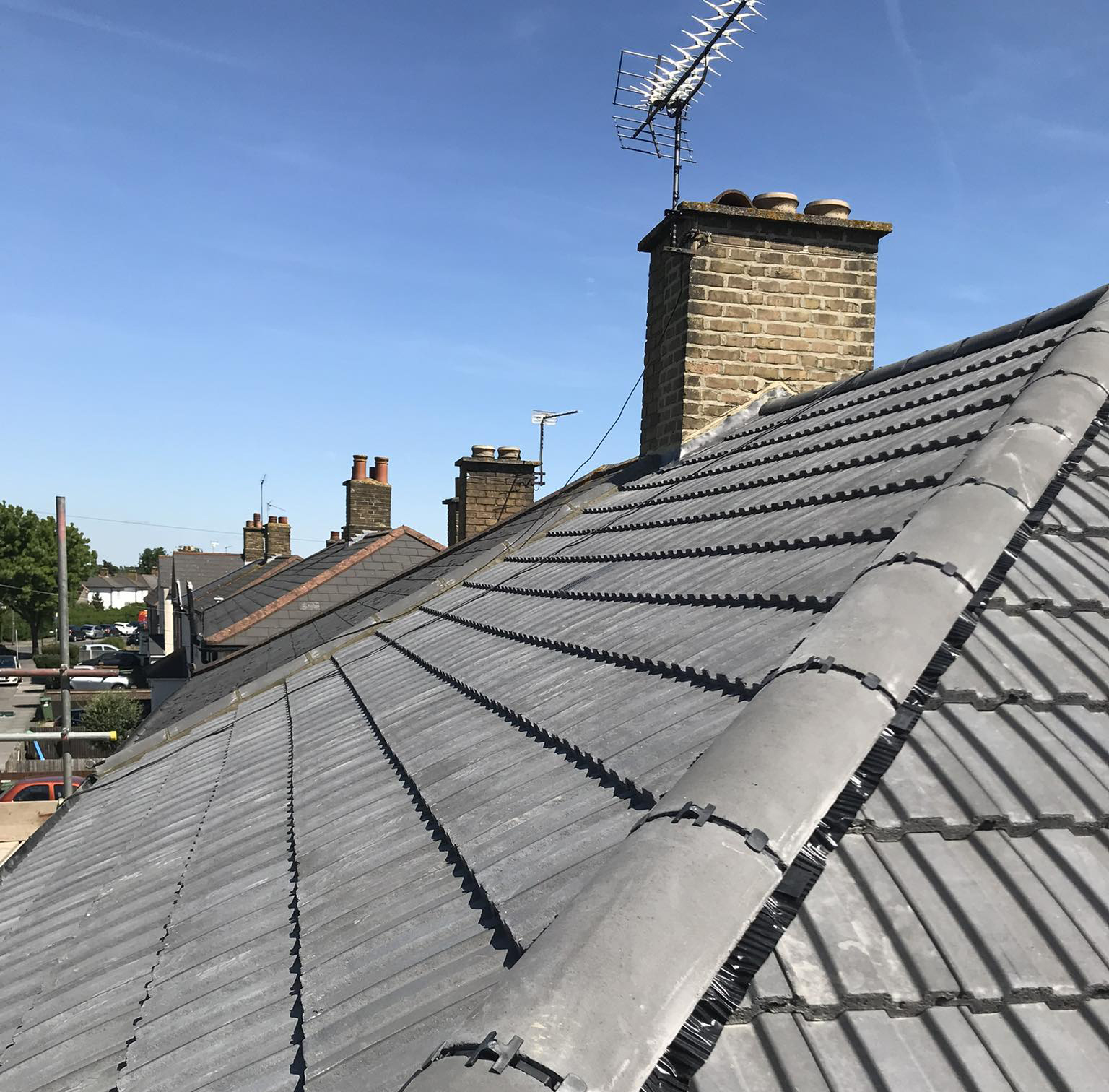 Pitched roofing